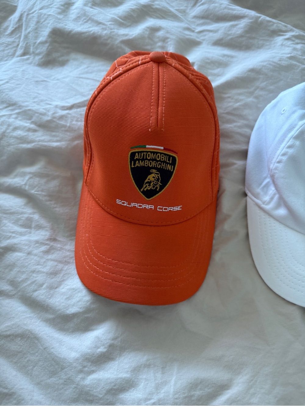 Lamborghini Orange Squadra Corse Baseball Cap